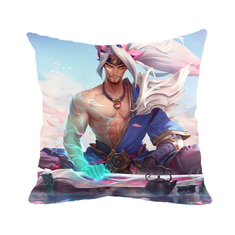 金克丝抱枕 lol英雄联盟可拆洗抱枕 阿狸提莫小鱼人二次元游戏动漫
