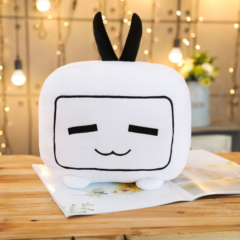 动漫周边b站哔哩哔哩bili小电视机毛绒玩具呆萌搞怪抱枕暖手抱枕 经典