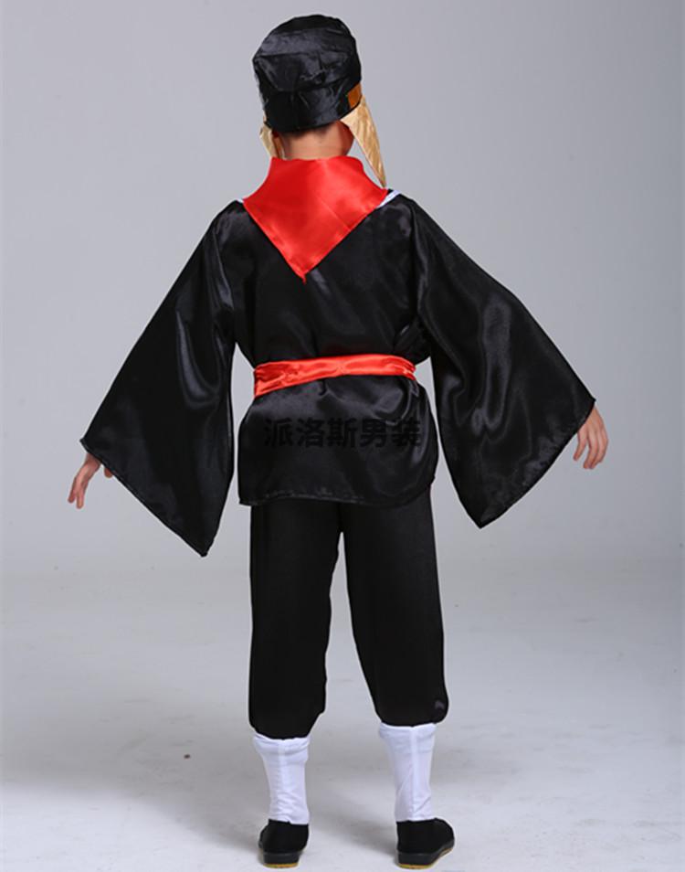 猪八戒服装道具演出服装儿童西游记猪八戒演出服八戒角色扮演服装耙子