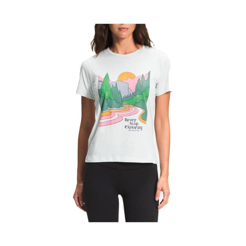 thenorthface北面女t恤短袖圆领柔软百搭1486nf0a5344vintagel适合净