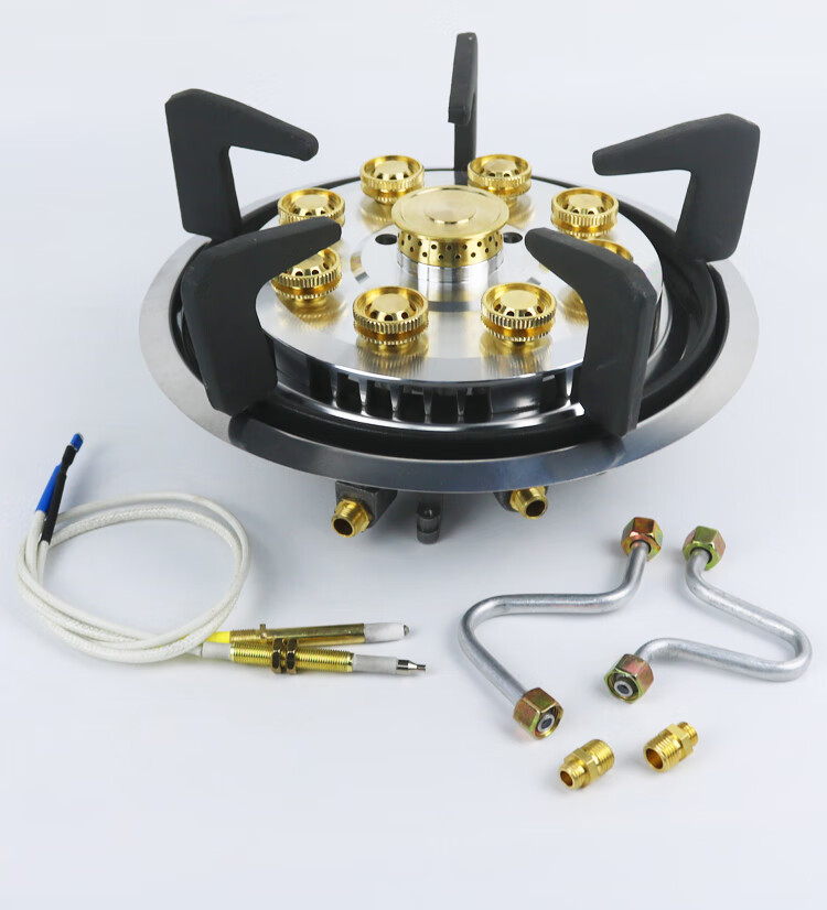 2022新款燃气灶配件配大全通用型九腔猛火灶大全天然气煤气灶具改装九