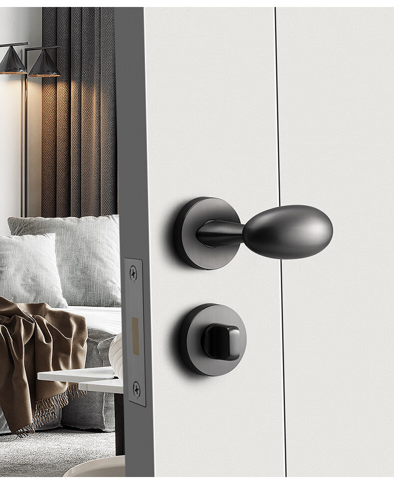 索斯诺隐形门锁双面暗门锁卧室单面锁背景墙储物间门锁衣帽间单面门锁