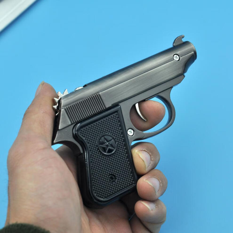 合金皮筋枪金龙绝地金属连发打皮筋珍藏 皮筋抢-黑色沙漠鹰