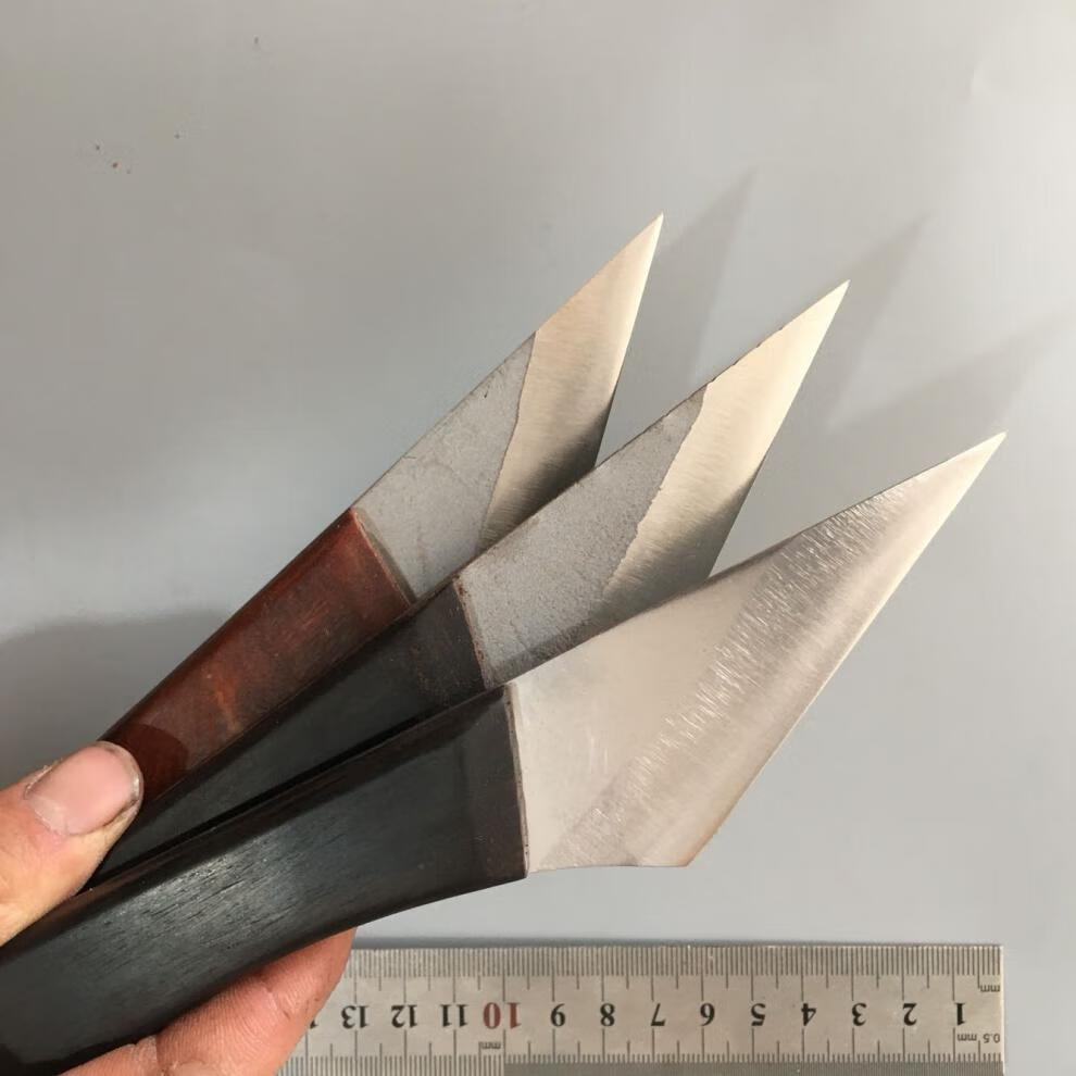 w18锋钢嫁接刀芽接刀手工刀花卉苗木接木刀嫁接专用刀手工制作 红檀木