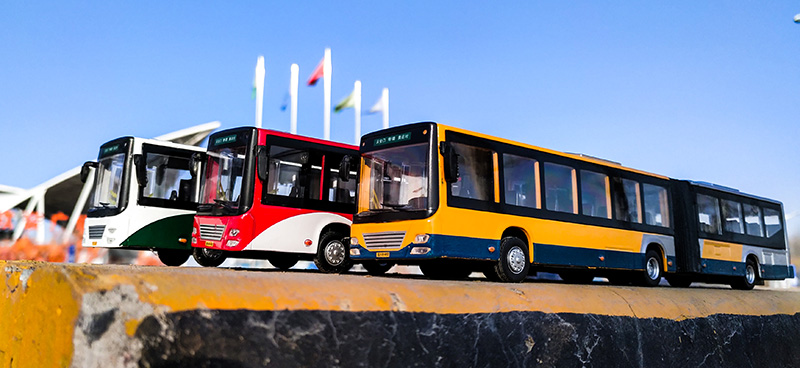 神孩子仿真合金大号双节加长北京公交车玩具班车大巴模型收藏纪念.