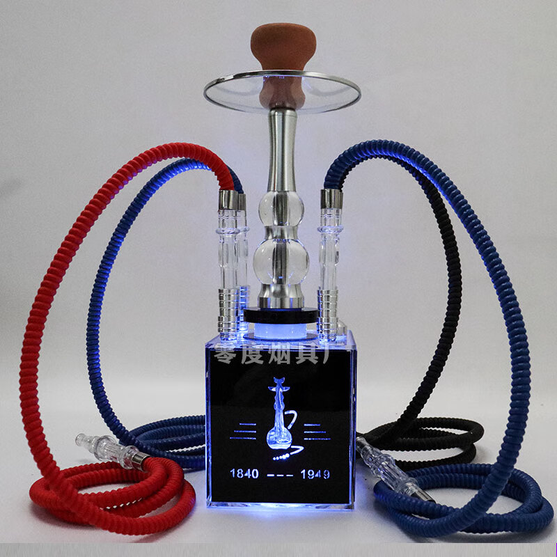 阿拉伯水烟全套酒吧ktv豪华水烟筒斗家用小中号夜店场专用亚克力单管