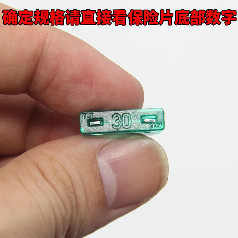 48v60v锂电池专用保险丝插片型电动车充电过流保护40a 20个 40a保险片