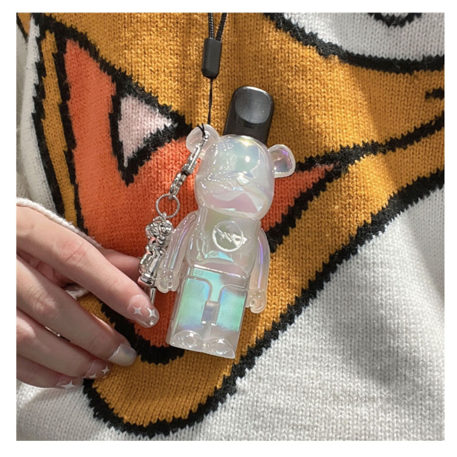 优依淘悦刻柚子二代小野电子器套装潮牌电镀幻彩熊relax悦刻五代保护