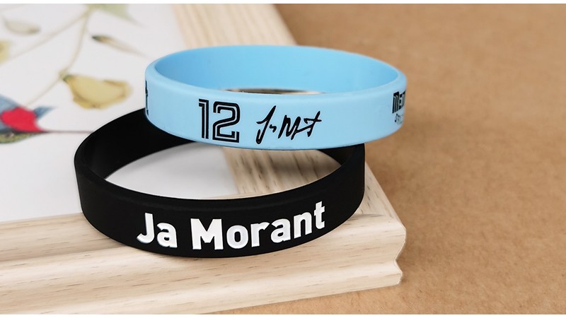 支持安踏12号莫兰特签名硅胶手环球星夜光运动学生男手腕带男女情侣