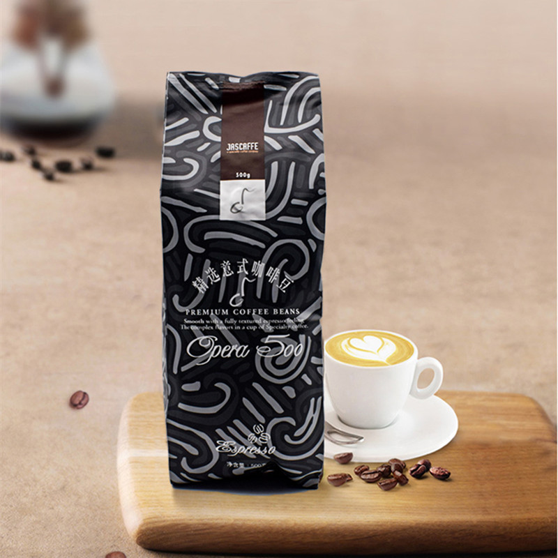 王力咖啡爵世精选500系列意式咖啡豆熟豆爵世意式咖啡500g轻度烘焙