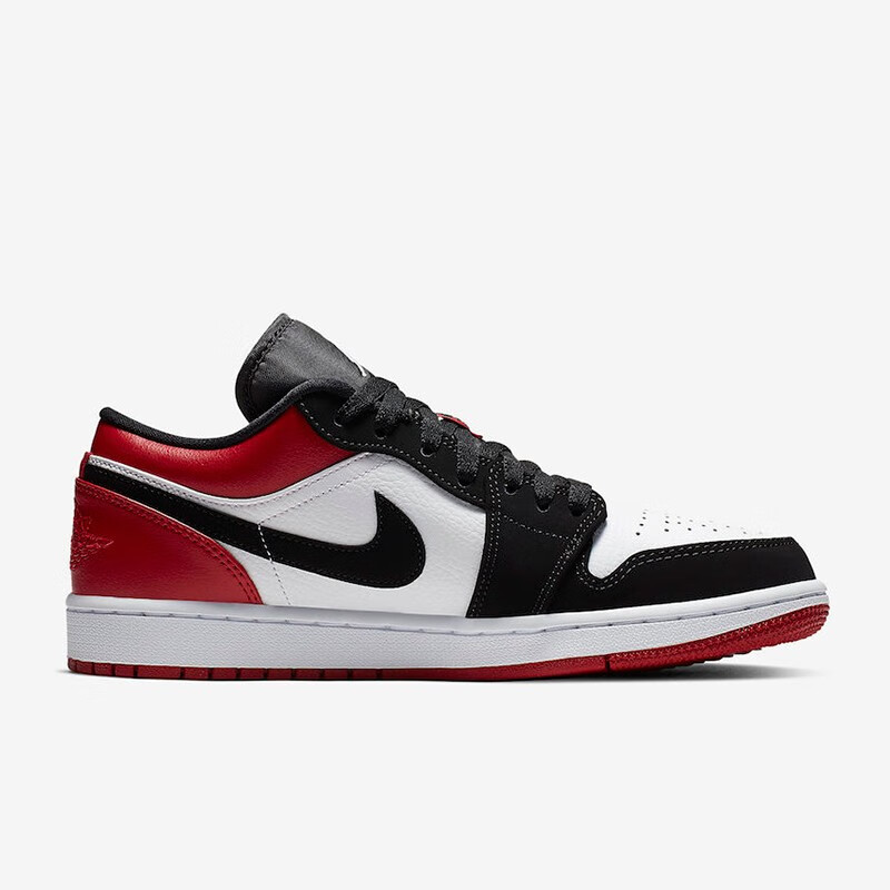 耐克nike air jordan 1 low aj1黑脚趾低帮男女款休闲篮球鞋 553560