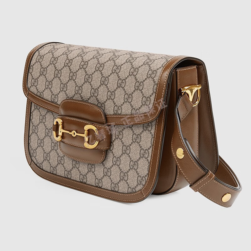 鉴定后发gucci古驰女包1955马鞍包小双g纹翻盖马衔扣单肩斜挎酷奇包包