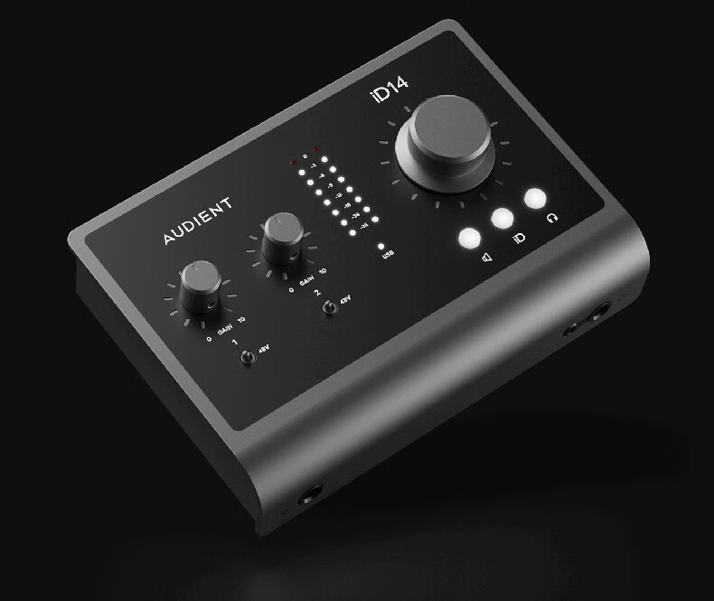 id14 mk2【精调】audient id4 id14 mkiiusb外置声卡录音编曲直播内录