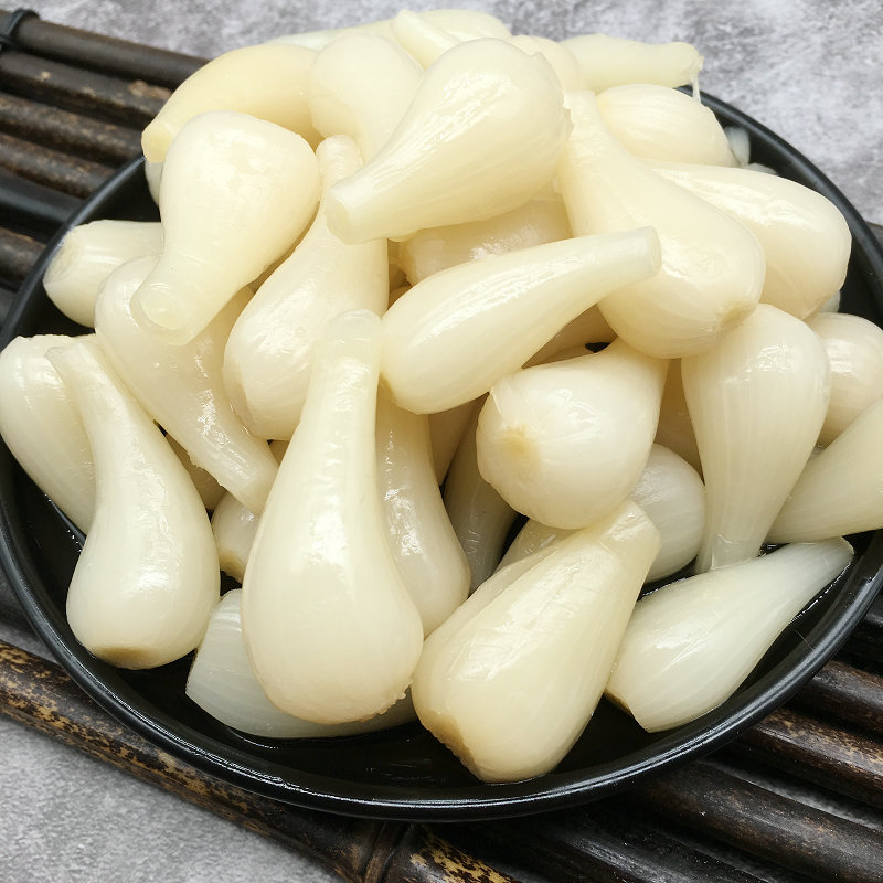 张田记荞头酸甜茭头泡制农家货腌制蒜头泡菜下饭菜3斤 750克【图片