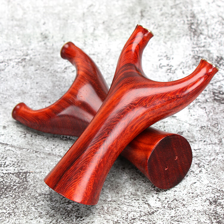 扁皮筋弹弓成人户外紫檀实木弹弓木制木质原木头反曲扁皮弓竞技胖飞虎