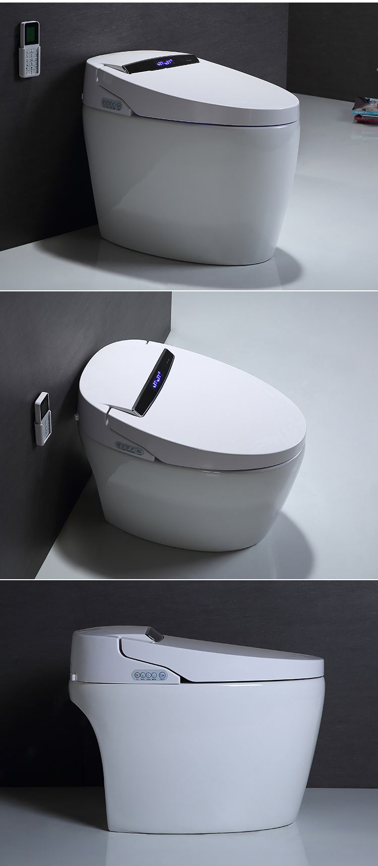 九牧王王家用智能马桶一体式无水压限制全自动翻盖多功能语音坐便器