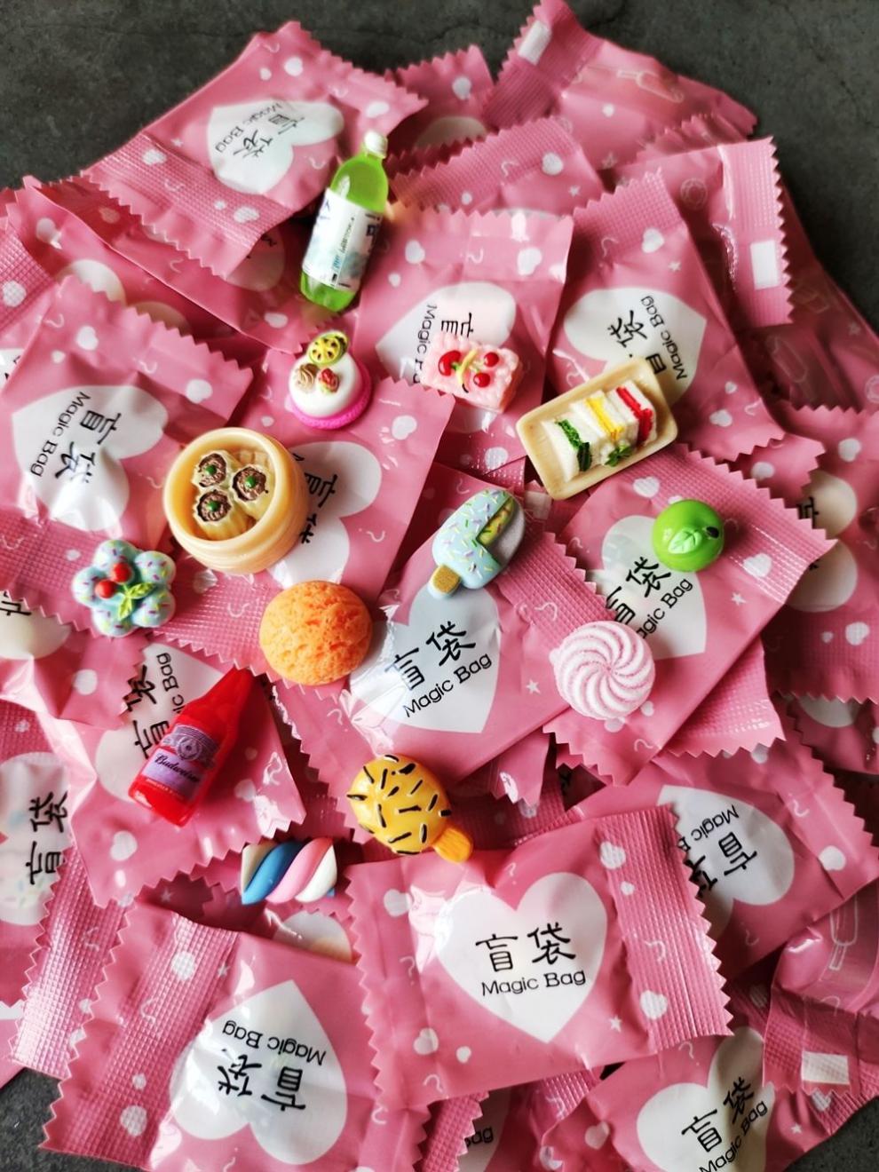 牧奈斯 独立包装盲袋迷你食玩超市微缩饮料食物diy零食模型摆件小玩具