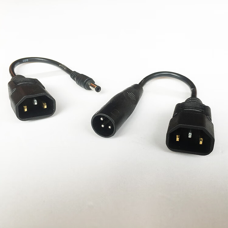 锂电池电动车品字接头转换卡农座公共充电桩充电器转插头充电线品字