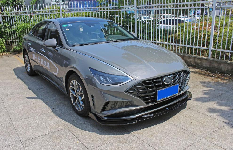 北京现代第七代伊兰特前铲改装16-21款领动第十代索纳塔前唇尾翼包围