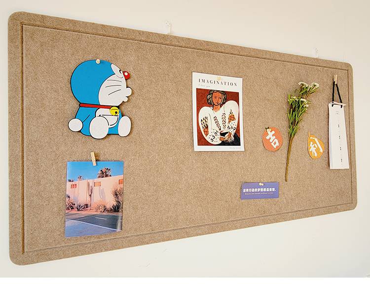 照片墙背景板ins风照片墙毛毡墙贴软木板墙面装饰幼儿园教室作品展示