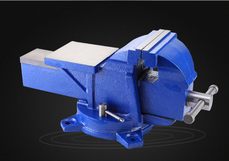 台钳工作台重型台虎钳6寸8桌钳夹具家用小型夹钳工业级台钳子 4寸重型