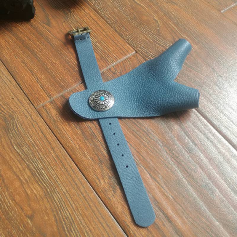 儿童射箭护指儿童二指指套传统弓持弓射箭两指手套厚软弓箭护手护指深