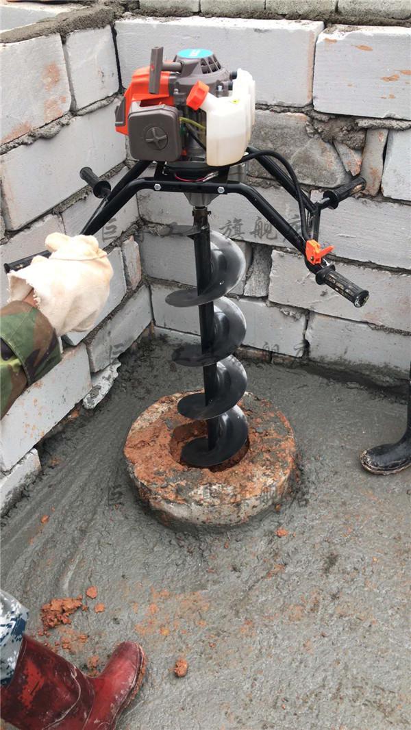 清桩芯掏泥预制管桩掏土机小型桩头内孔加厚分节钻杆水泥杆钻孔机 8cm