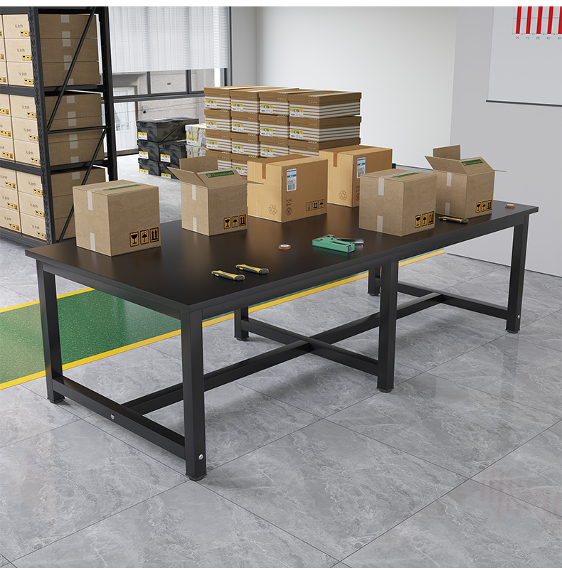 工厂工作台大桌子裁剪台仓库快递打包台车间包装操作台服装检验台
