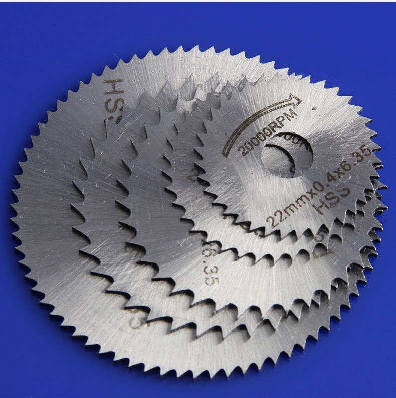 hss高速钢锯片木工小锯片薄切割片电磨锯片电钻圆锯片套装 i款 卡塑6