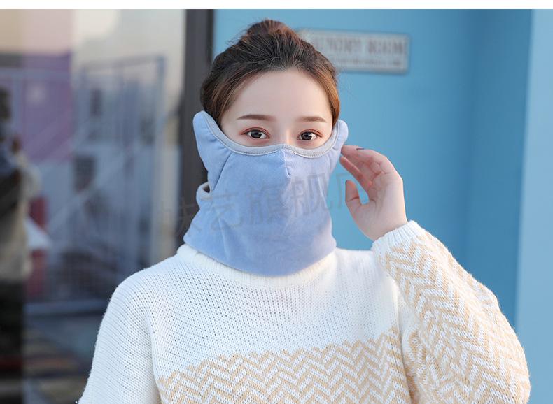 2022新品骑行围脖保暖脖套防寒秋冬滑雪口罩加厚护脖护耳防风防尘面罩