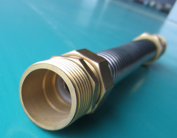 适用于304铜头空调波纹管风机盘管中央空调金属连接管进水软管dn20 6