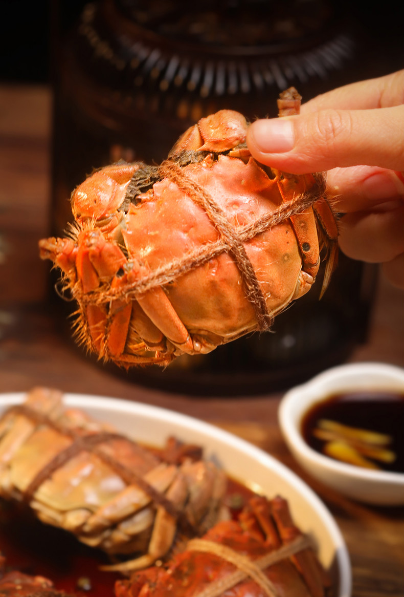 邵万生醉蟹 上海特产邵万生熟醉蟹花雕红膏大闸蟹花雕醉蟹宁波风味