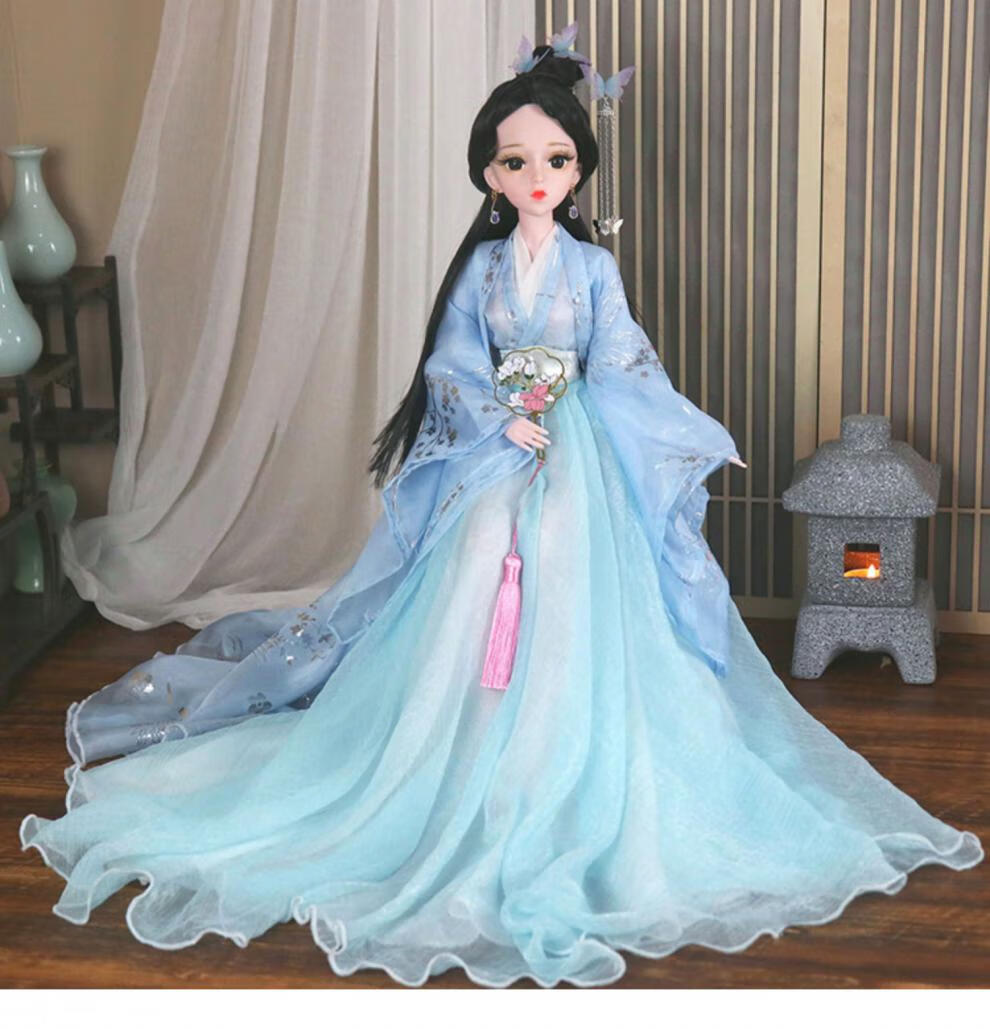 芭比娃娃的古代衣服 仙子古典仙女古代玩具洋娃娃珍藏版仿真古装女