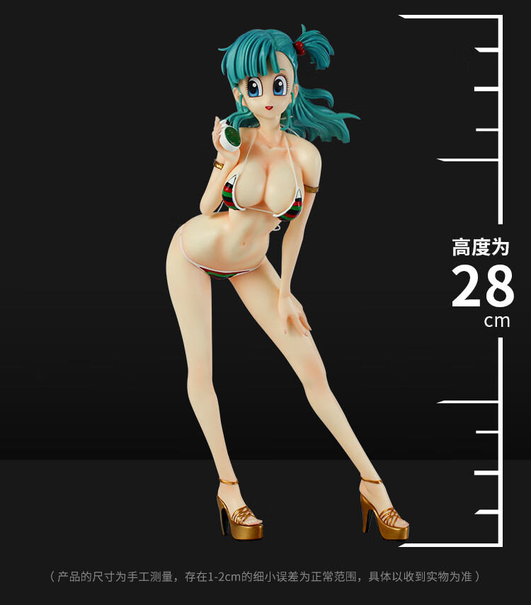 二次元动漫七龙珠girls女孩布尔玛 布玛泳装比基尼可脱甄萌 泳装布玛