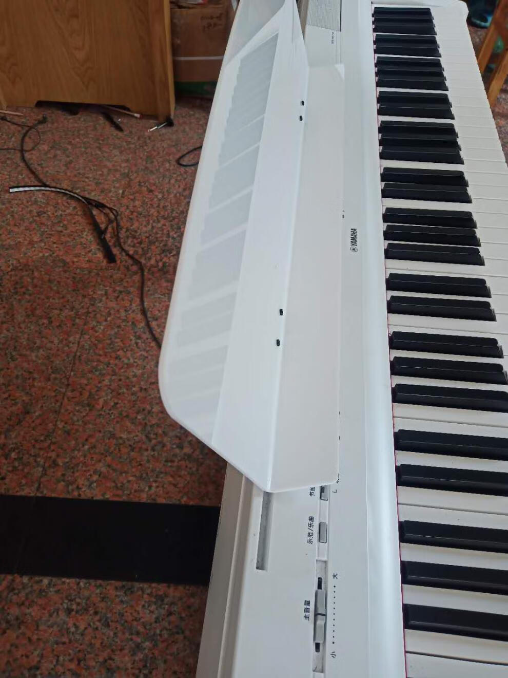 电钢琴谱架雅马哈p95p115p48p125谱台谱板卡西欧罗兰通用黑色p85p95