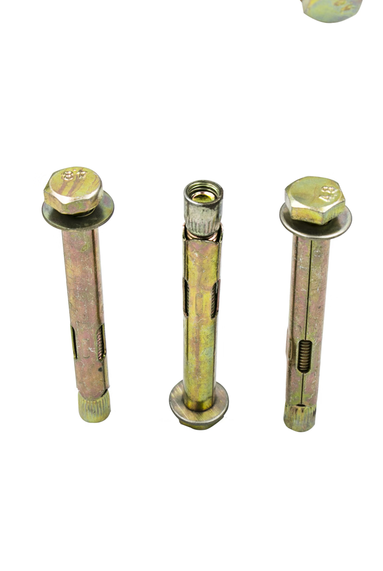 彩锌外六角膨胀螺丝 套管式金属膨胀螺丝jgy561 m m870(20个) 锥帽型