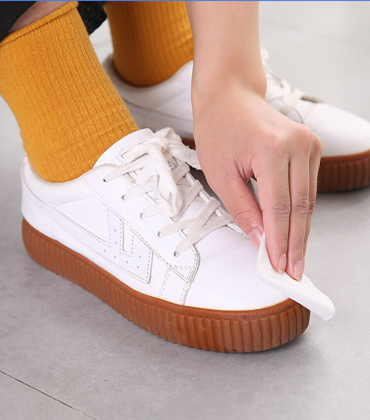 鞋神器清洗剂湿巾白鞋清洁去污去黄增白擦球鞋擦鞋刷鞋专用5包共60片