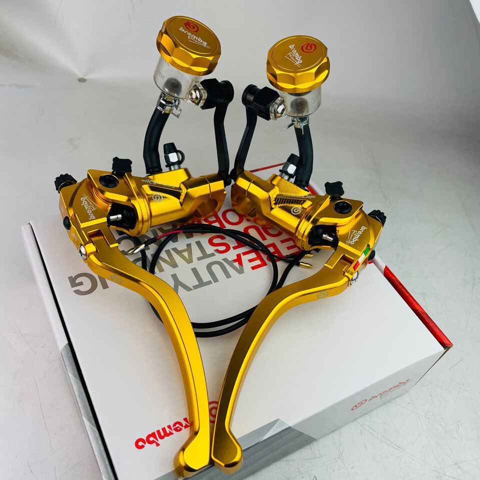 国产布雷博直推上泵摩托车改装刹车上泵电动车前后液压碟刹上泵红色