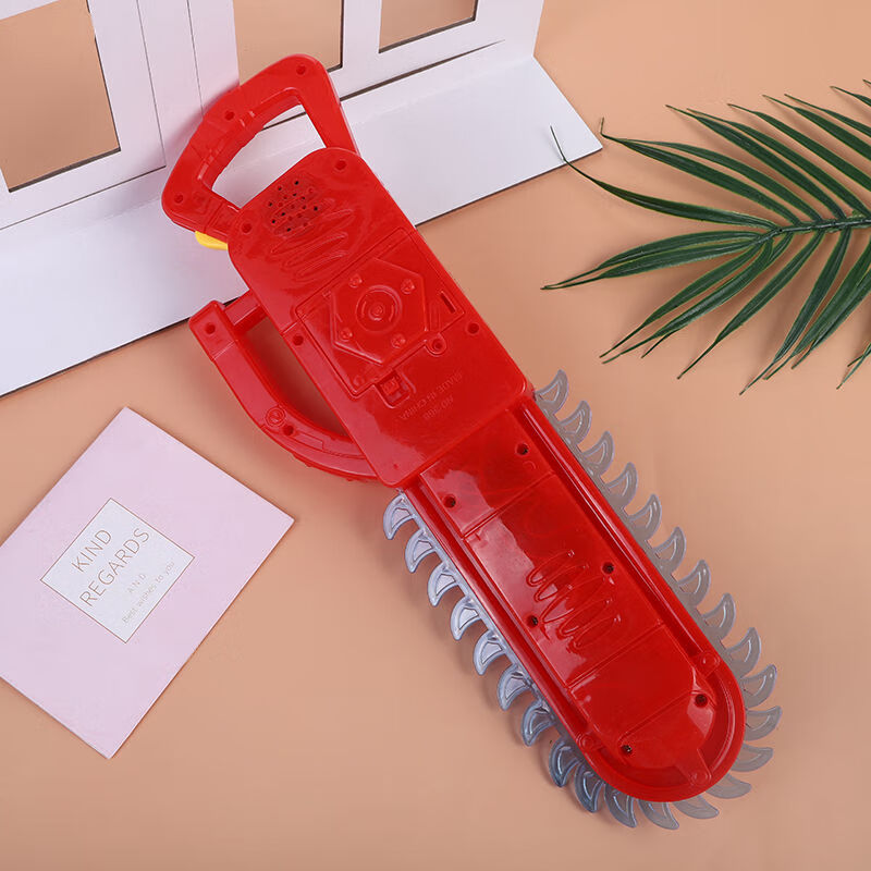 新款儿童玩具电动发光音乐震动锯子光头强卡通电锯仿真带震动电锯