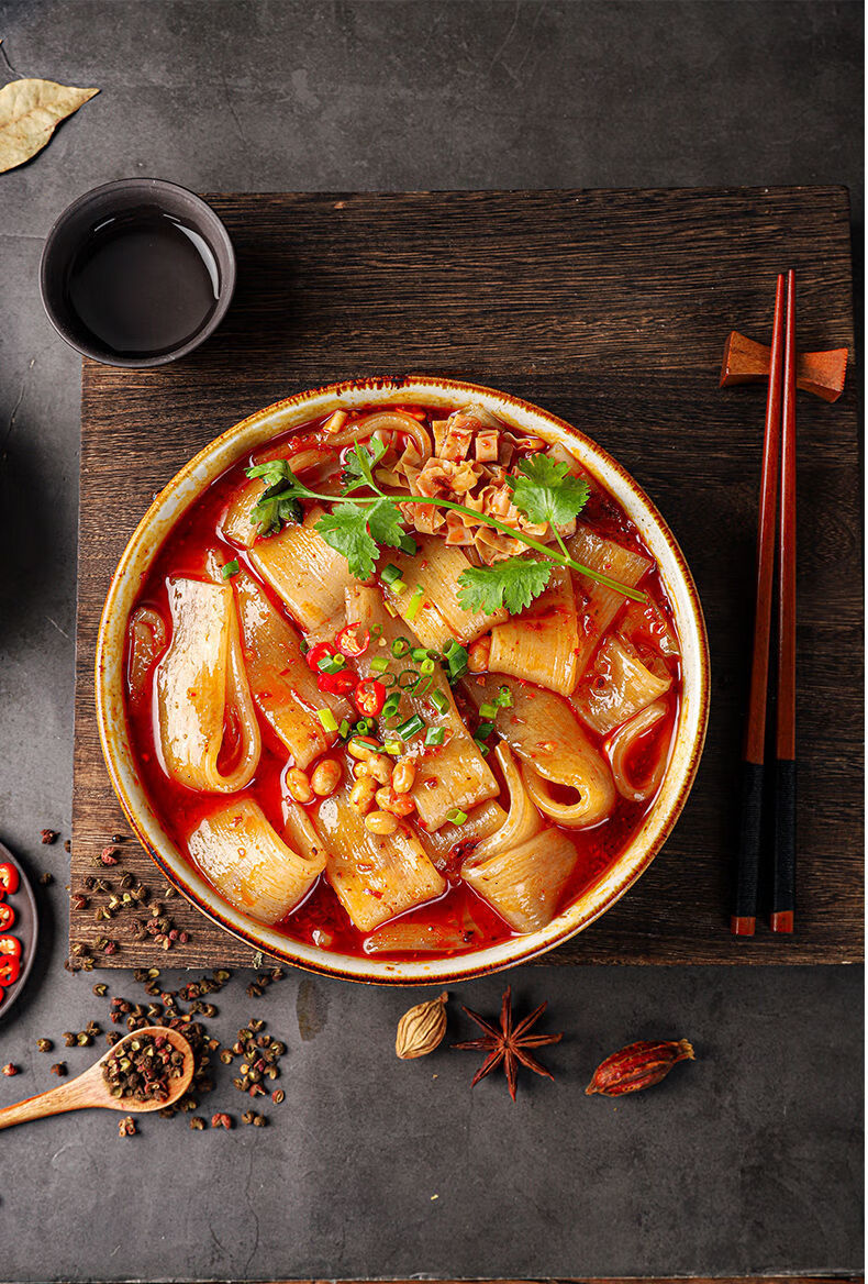 袁鲜火锅宽粉 269g*4 火锅粉 川粉红薯粉免煮方便速食带调料香麻辣