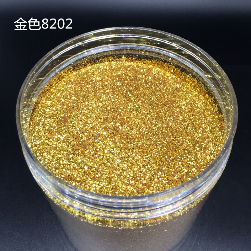 pet耐高温金色金葱粉闪光粉闪光片硅藻泥亮粉金粉装饰金片闪片8208红