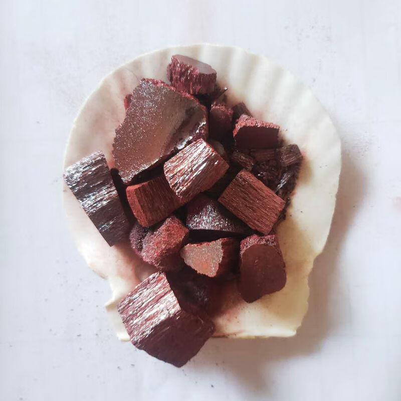 览日鸟天然朱砂原矿原石粉朱砂块大块福袋饰神砂 天然小颗粒300克