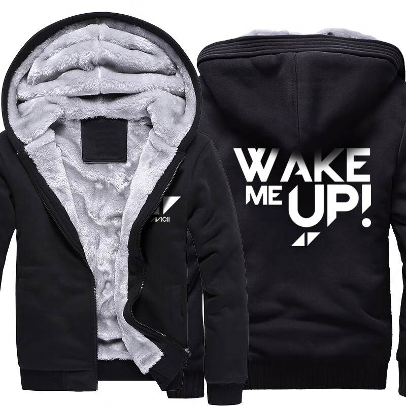 瑞典dj电音a神艾维奇卫衣百大男秋冬加厚连帽avicii true纪念外套 酒