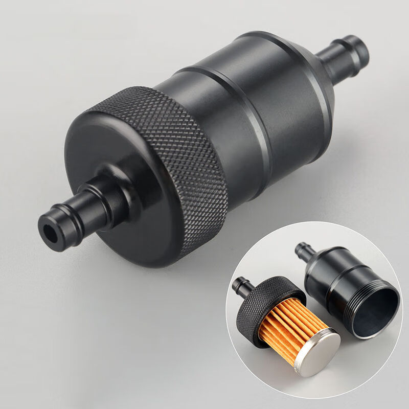 摩托车滤清器汽油滤芯过滤器汽滤化油器油杯可更换滤芯燃油滤清蓝色