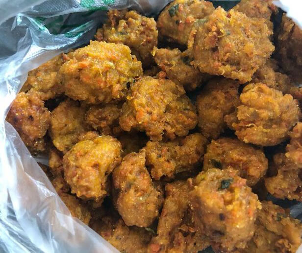 老北京牛街洪记小吃店素丸子豆面丸子清真即食面食素丸子半斤