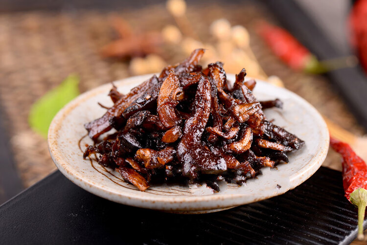 美味山珍菌鸡枞菌食用菌子香菇即食云南特产零食品250克