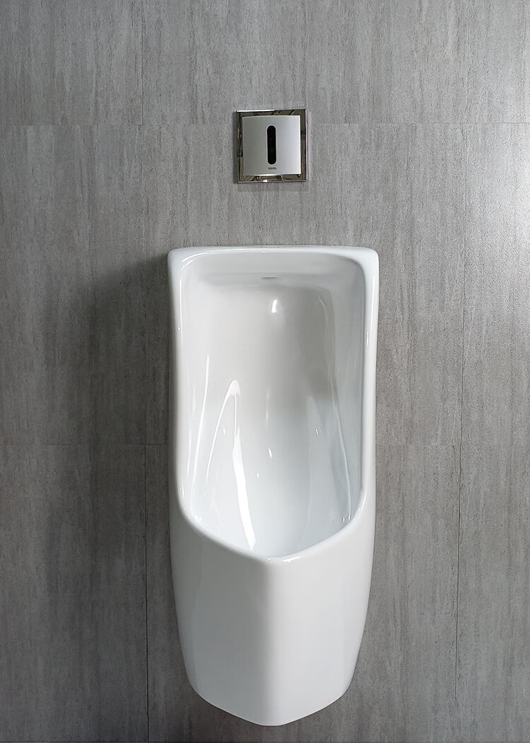 toto小便斗挂墙式一体感应落地小便池小便器uswn870810571904克丽丝