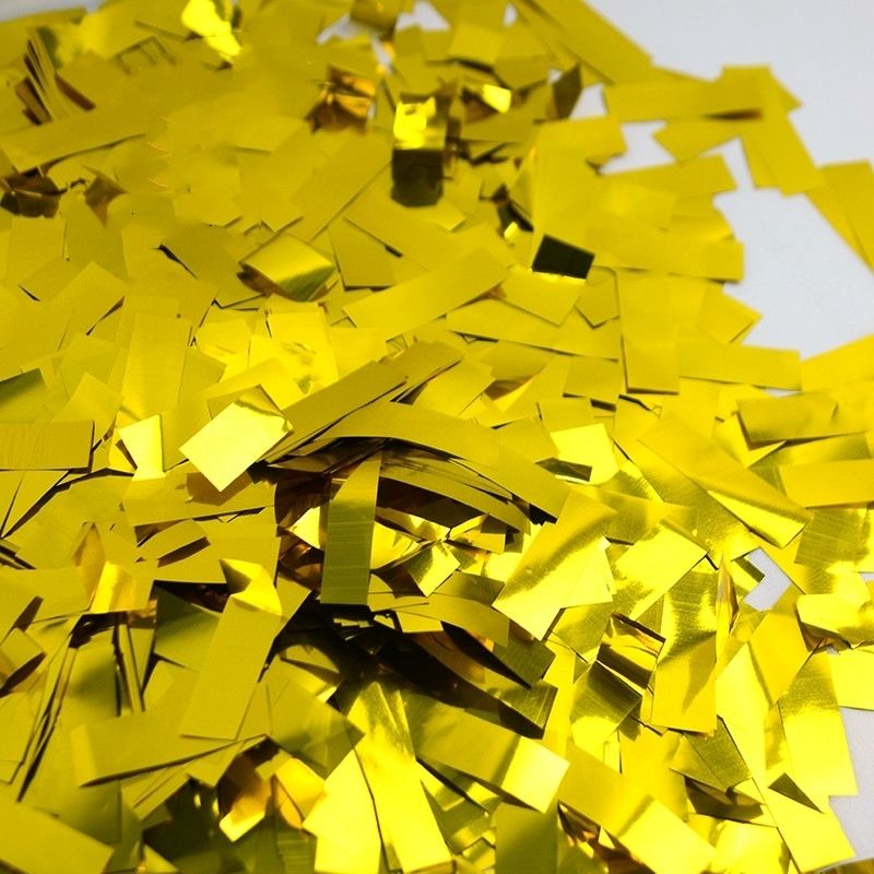 喷纸金色亮片纸银箔酒吧舞台撒花开业金条道具不规则彩色碎亮片一斤