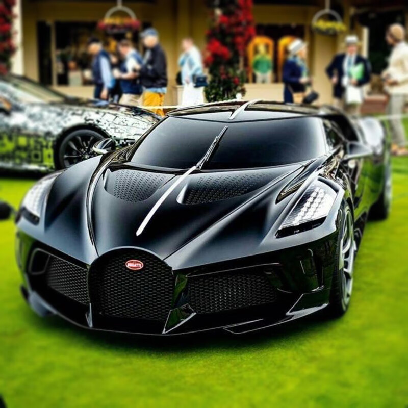 誉静 布加迪超级跑车 布加迪黑夜之声跑车模型仿真合金儿童小汽车收藏