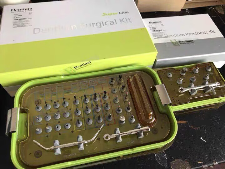 上颌窦内外提升工具盒原装口腔种植手术器械 种植基础套装(18件套)